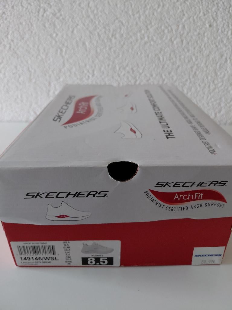dames schoenen, Skechers, Wit, Nieuw, Ophalen of Verzenden