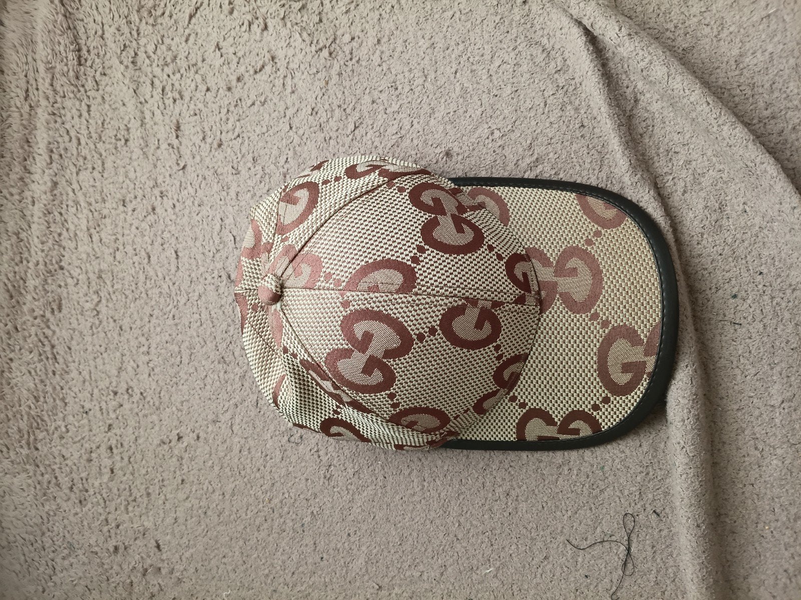 Gucci-stijl pet met GG-patroon, Ophalen, One size fits all, Gucci-stijl, Pet