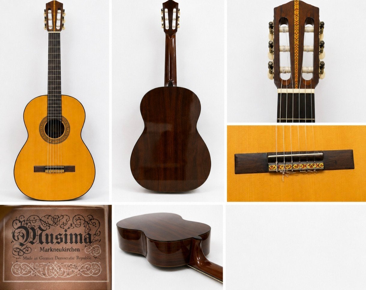Vintage Musima klassieke gitaar Markneukirchen DDR, Muziek en Instrumenten, Ophalen of Verzenden, Zo goed als nieuw, Overige typen