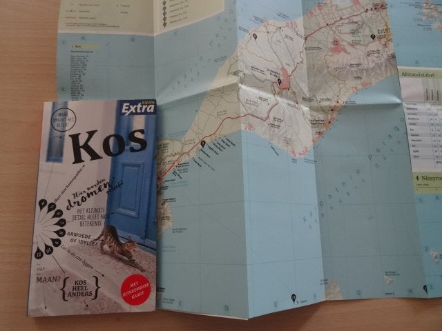 anwb extra reisgids Kos ; met de wegenkaart, Europa, Ophalen of Verzenden, Zo goed als nieuw, Reisgids of -boek