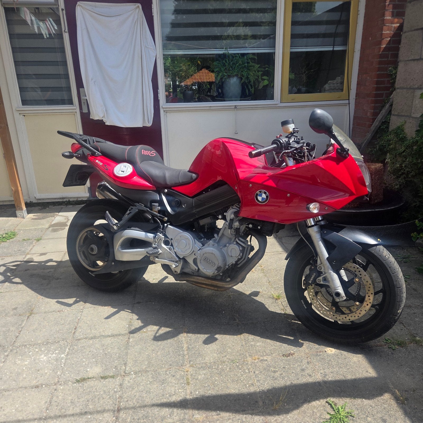 Bmw f800s , 2cilinder , rood ,motor ., 2 cilinders, Gebruikt, Particulier, ABS
