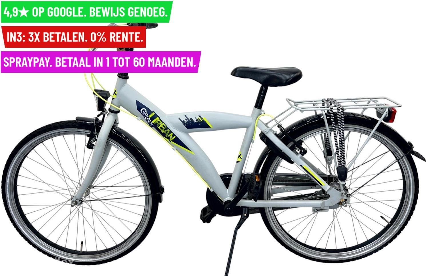Jongensfiets Urban Grunge 24"/38cm/3ver - Garantie/Levering, Fietsen en Brommers, Fietsen | Heren | Herenfietsen, Overige merken