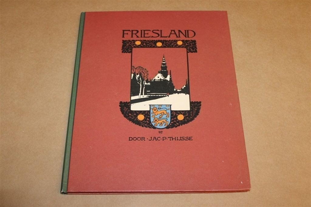 Friesland — Thijsse, Verkade Album Herdruk van 1918 + Kaart, Boeken, Ophalen of Verzenden, Gelezen