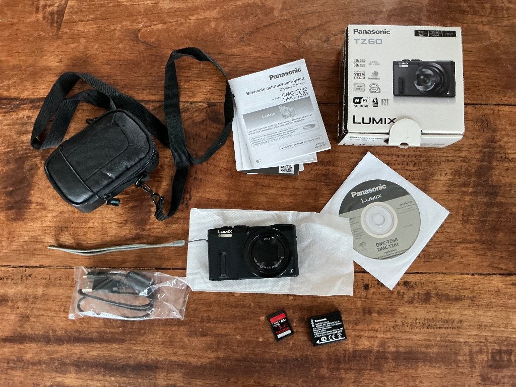 Panasonic Lumix DMC-TZ60, Audio, Tv en Foto, Geheugenkaart, Panasonic, 18 megapixels, Ophalen of Verzenden