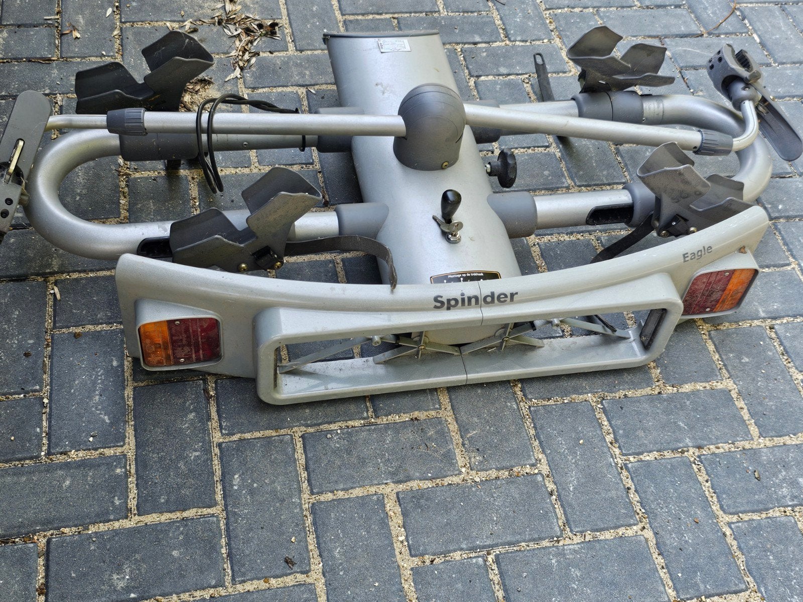 Spinder Trekhaak Fietsendrager  voor 1 of 2 Fietsen, Ophalen, 2 fietsen, Gebruikt, Trekhaakdrager