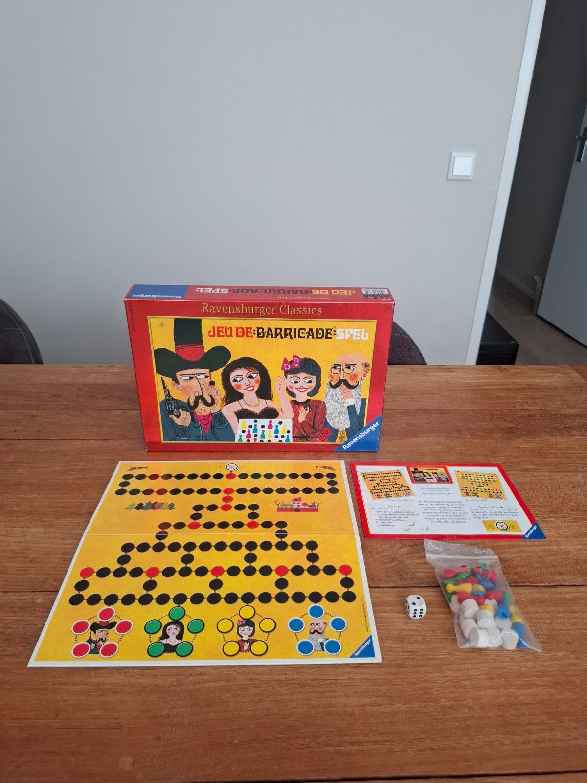 Jeu de Barricade Spel - Ravensburger Classics, Hobby en Vrije tijd, Gezelschapsspellen | Bordspellen, Vijf spelers of meer, Ophalen of Verzenden