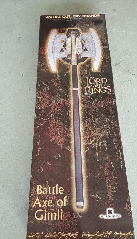 Gezocht: Battle Axe of Gimli UC1397 United Cutlery, Ophalen, Zo goed als nieuw