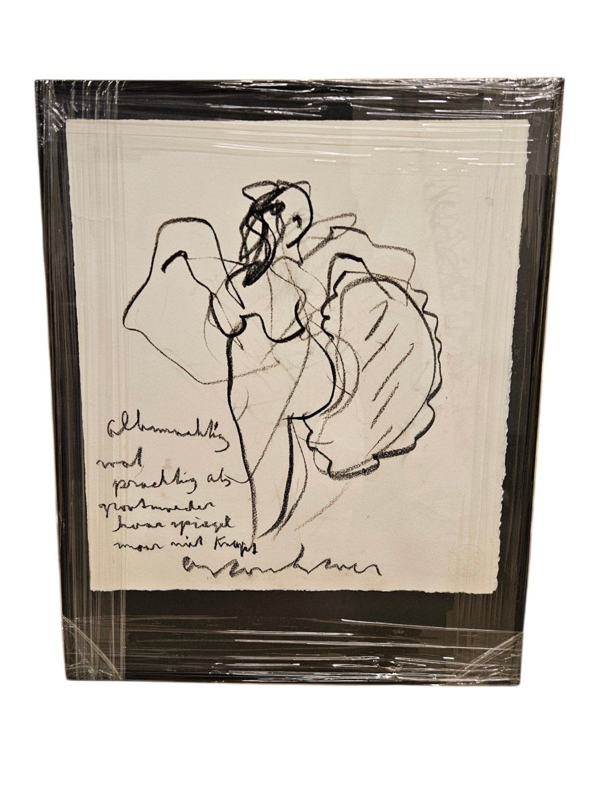 Anton Heyboer - Can Can danseres, Ophalen of Verzenden