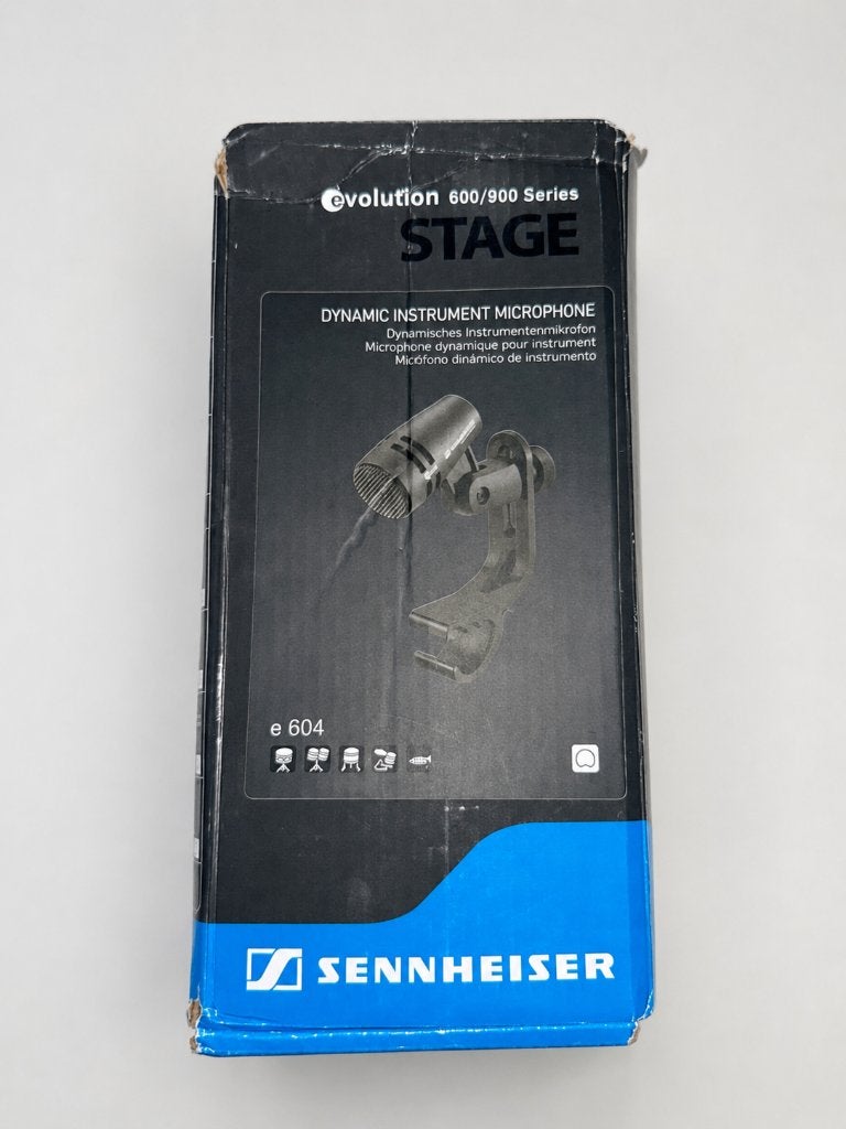 Sennheiser E604 Instrumentmicrofoon, Ophalen of Verzenden, Zo goed als nieuw, Instrumentmicrofoon, Draadloos