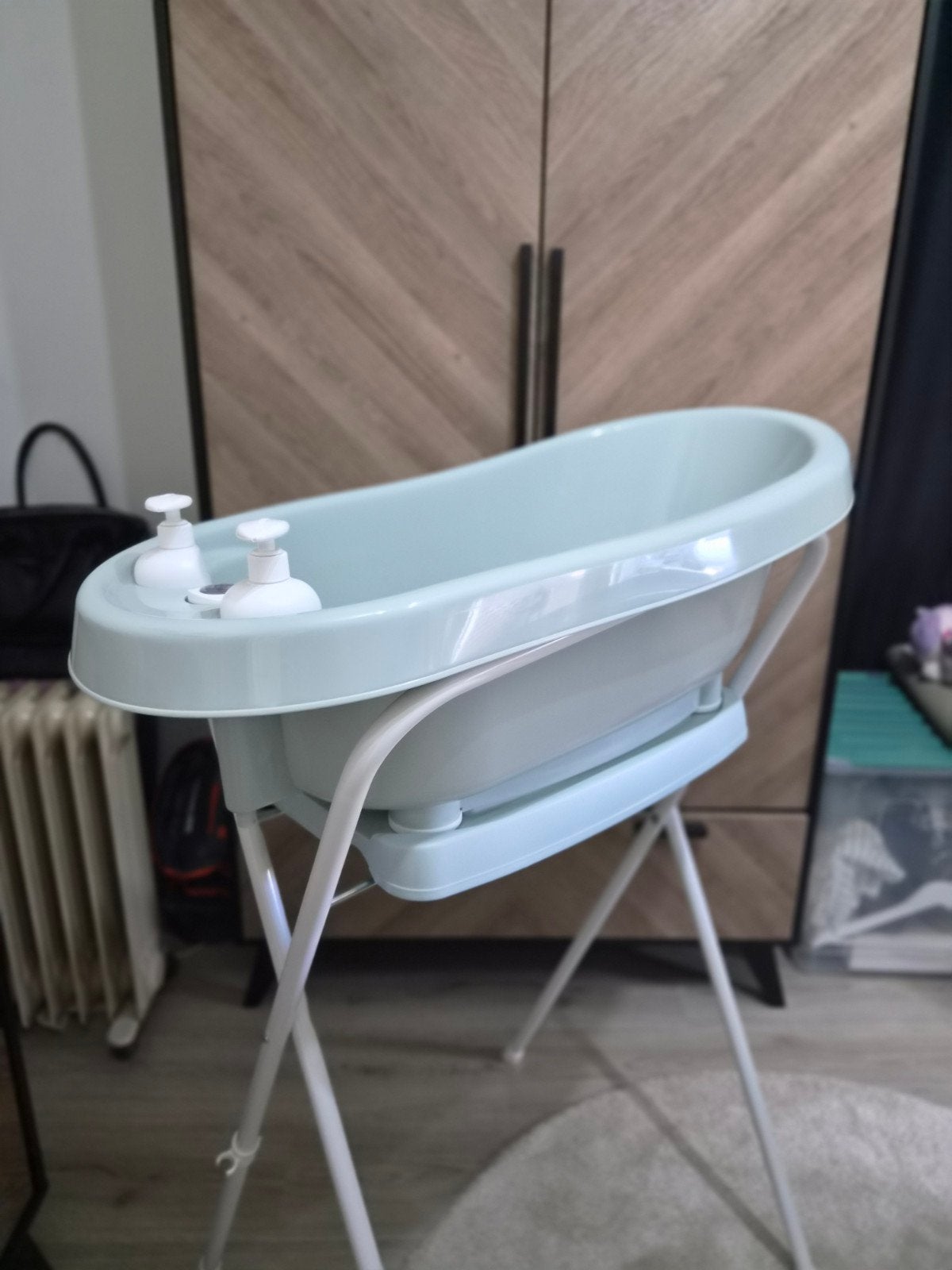 Bébé-jou Baby Badset met Aankleedkussen en Accessoires, Ophalen, Zo goed als nieuw, Badje, Bébé-jou