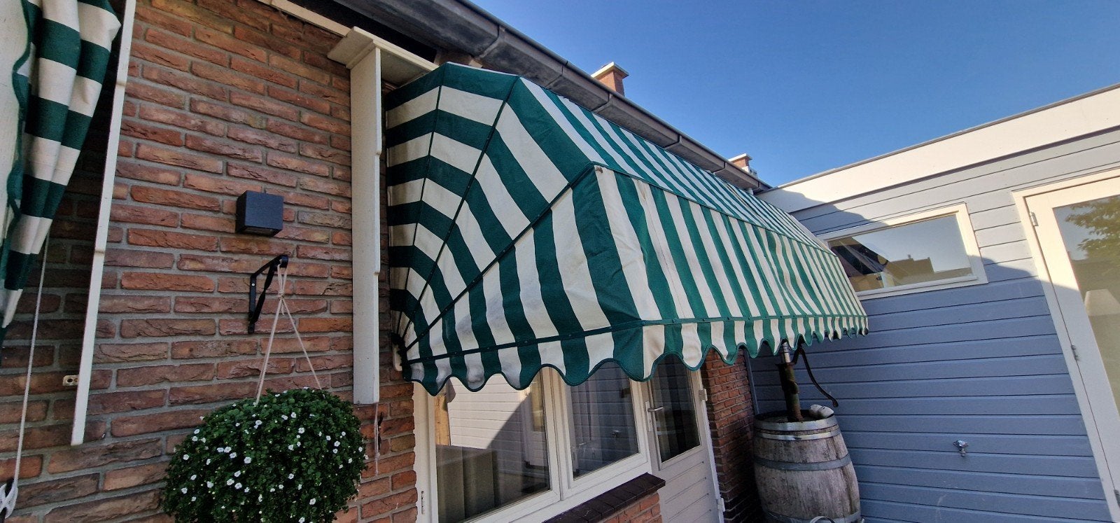 Markiezen. 2.80 m breed en 1.20 m breed, Ophalen, Gebruikt, Markies, 250 cm tot 450 cm