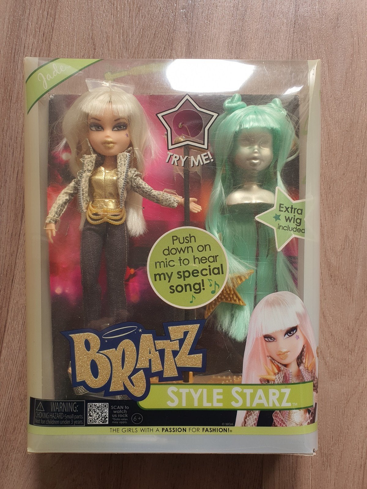 Bratz Style Starz Jade pop met extra pruik - Doos beschadigd, Verzenden, Nieuw, Overige typen