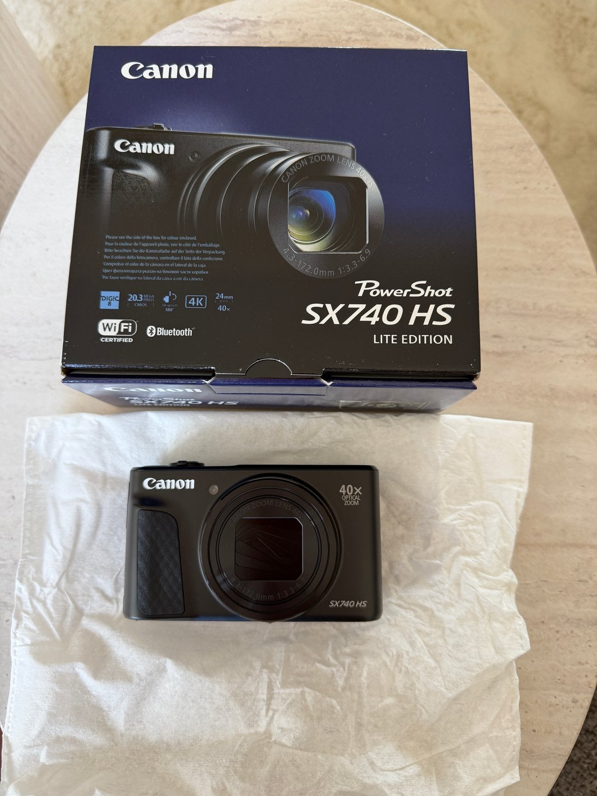 Canon PowerShot SX740 HS - Compactcamera met 40x zoom, Canon, Nieuw, Ophalen of Verzenden, Compactcamera
