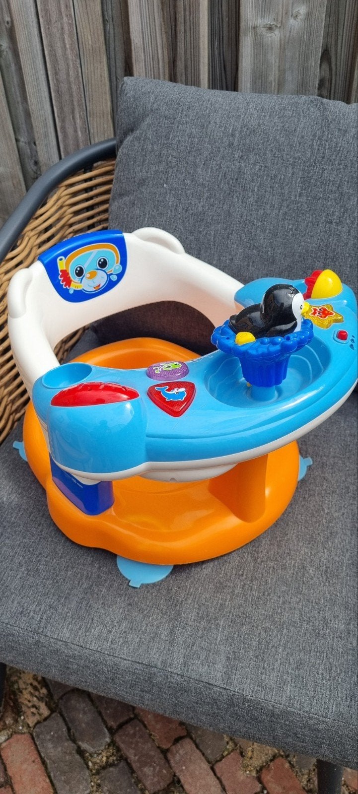 Vtech baby/peuter douchestoel met geluid en speeltjes, Kinderen en Baby's, Ophalen