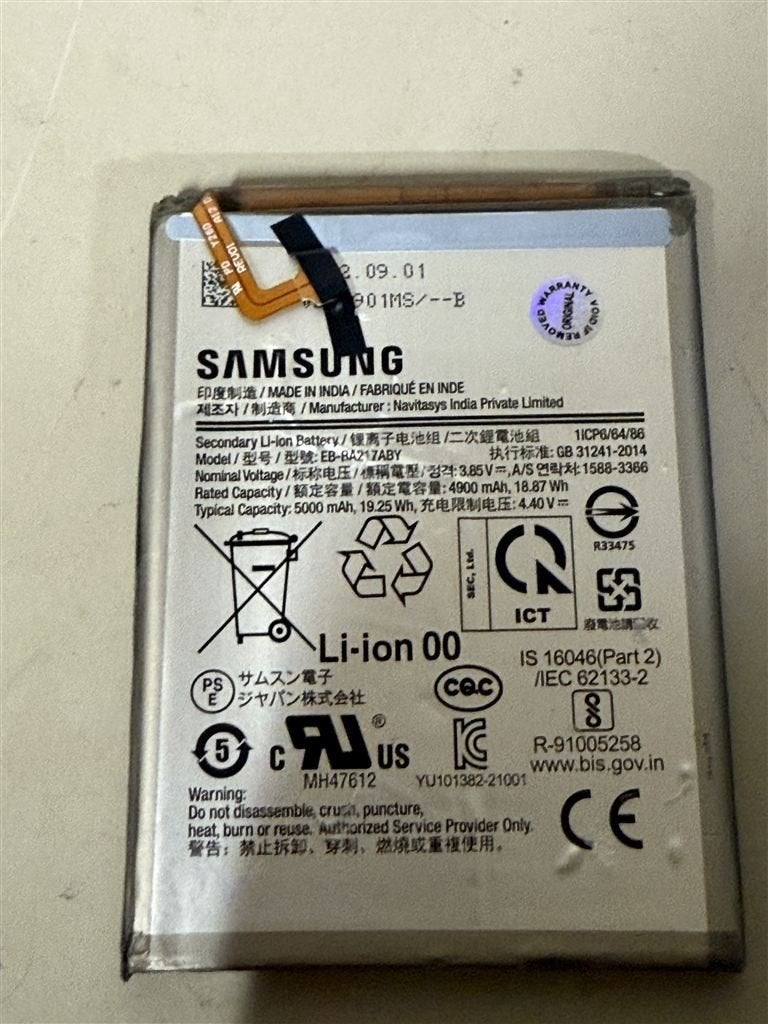 Samsung Galaxy A21s Batterij - 4900mAh - OEM, Ophalen of Verzenden, Zo goed als nieuw, Samsung