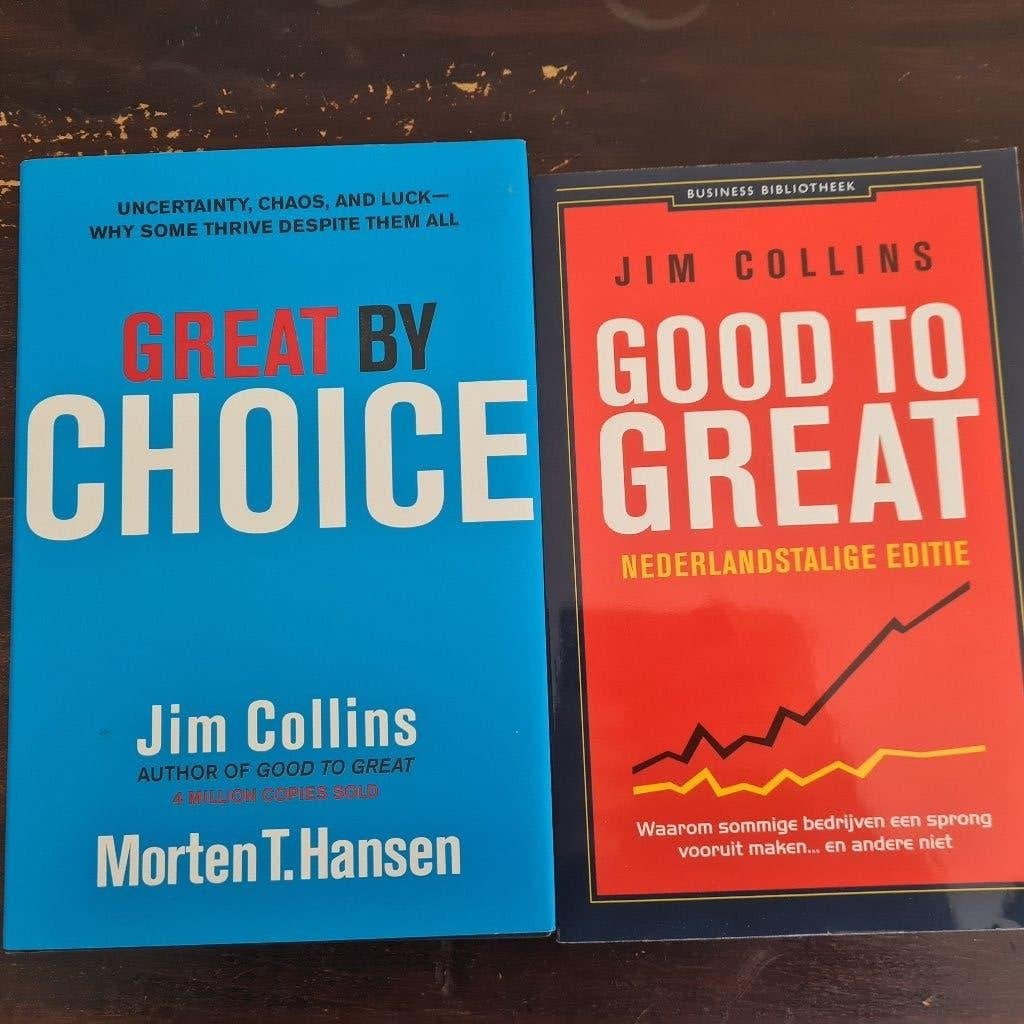3 Boeken van Jim Collins (Good to Great) en Morten Hansen, Boeken, Diverse auteurs, Ophalen of Verzenden, Management, Zo goed als nieuw