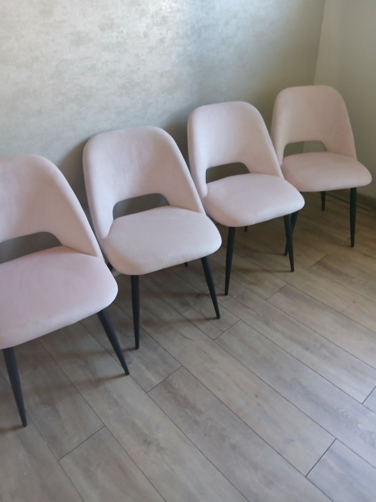 Rose eetkamerstoelen, Ophalen of Verzenden, Nieuw, Stof