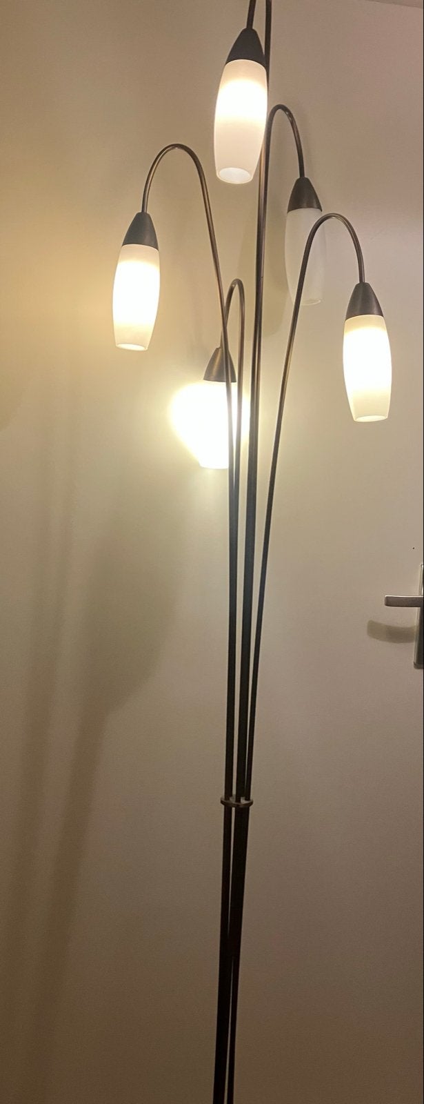 Dimbaar staande lamp - Relco Rondo - 1 lampje nodig, Ophalen, Gebruikt, Overige fittingen, Metaal