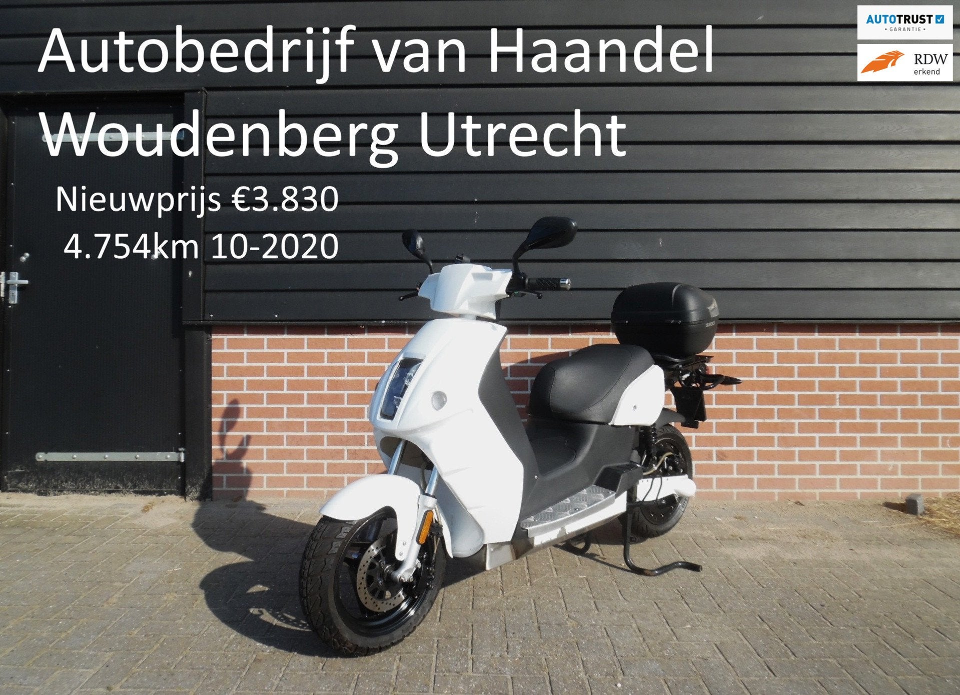 E-Max Bromscooter V120LD+ 10-2020 4.754km grote actieradius, Vmoto, Gebruikt, Service@vmoto.com, Bolstoen 12X
1046 AT  Amsterdam, NL