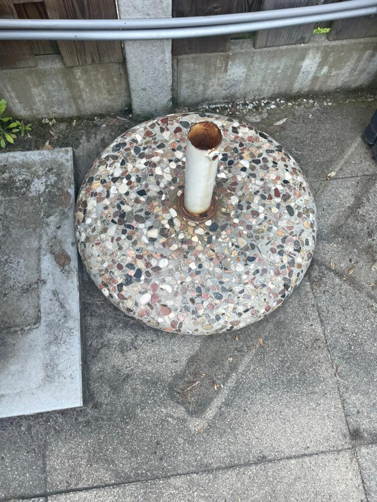 Parasolvoet, Ophalen of Verzenden, Gebruikt, Minder dan 1 meter, Parasolvoet