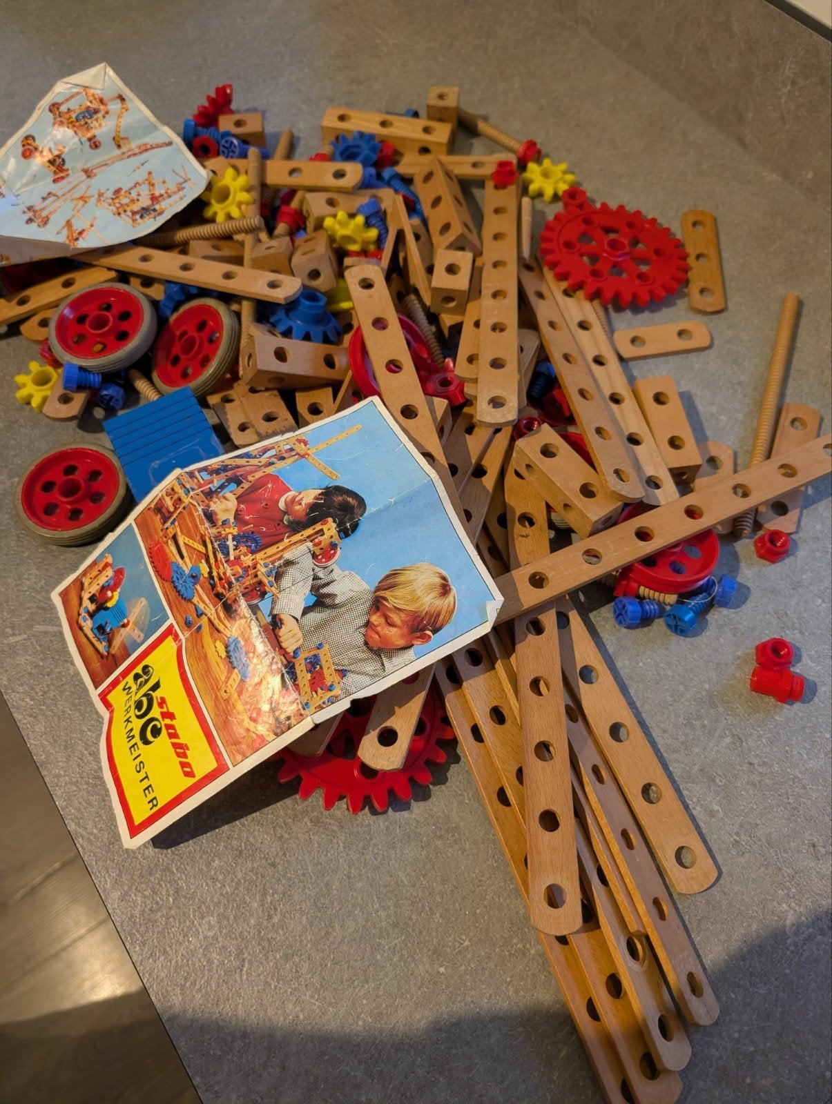 Vintage houten speelgoed - Stano werkmeister, Ophalen of Verzenden, Gebruikt