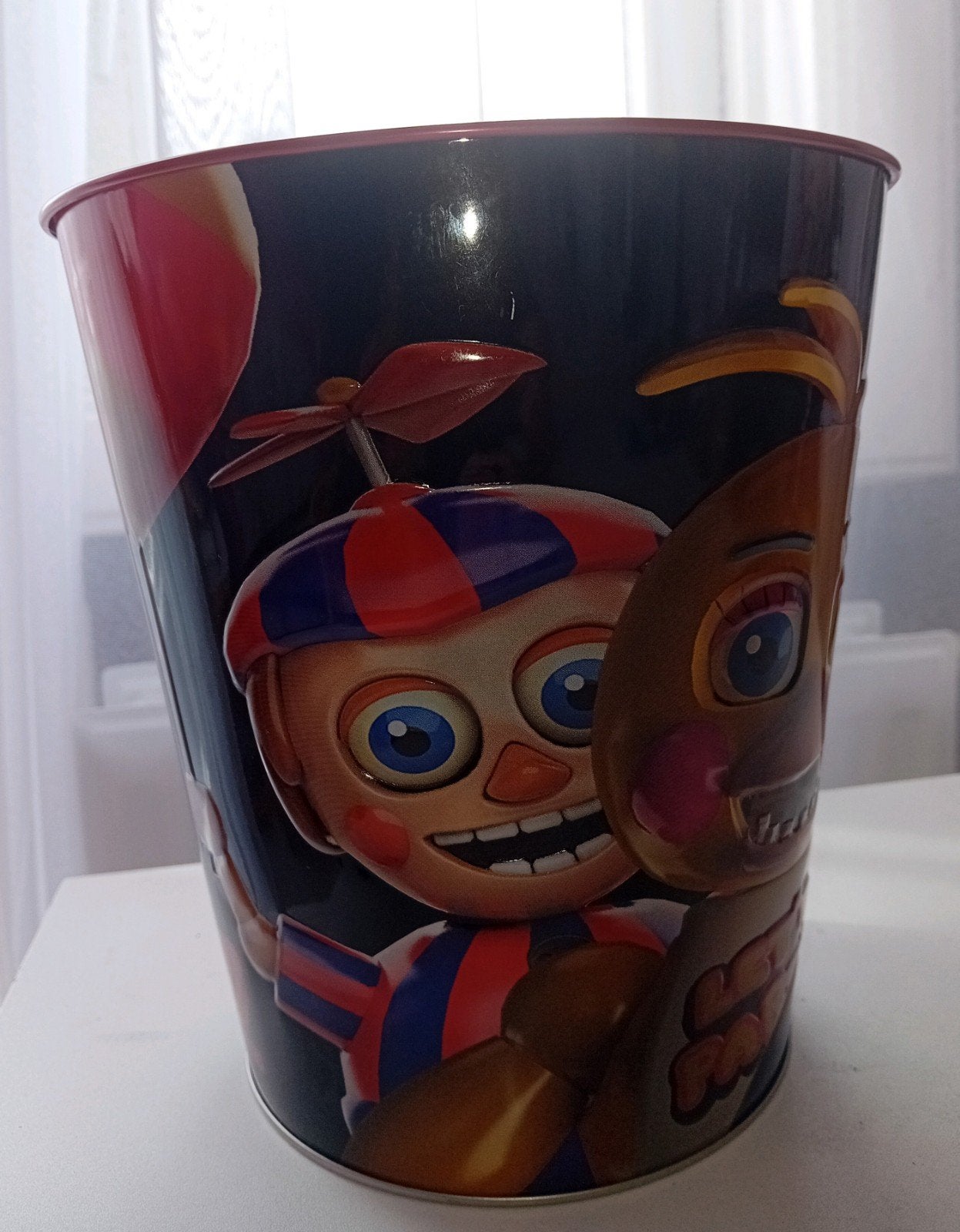 Five Night's At Freddy's exclusive popcorn bucket metal, Ophalen, Nieuw