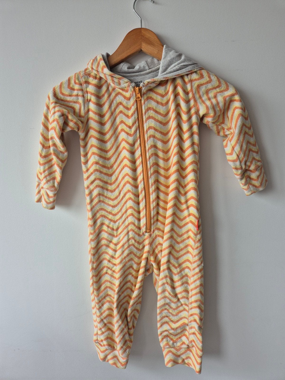 Claesens Onesie Geel/Oranje met Oren - Zacht & Katoen, Ophalen of Verzenden, Gebruikt, Claesens, Jongen of Meisje