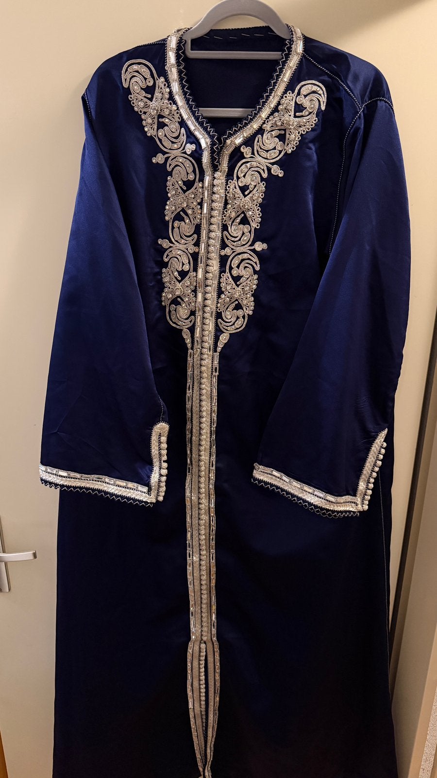 Blauwe caftan, Overige typen, Blauw, Maat 46/48 (XL) of groter, Ophalen of Verzenden