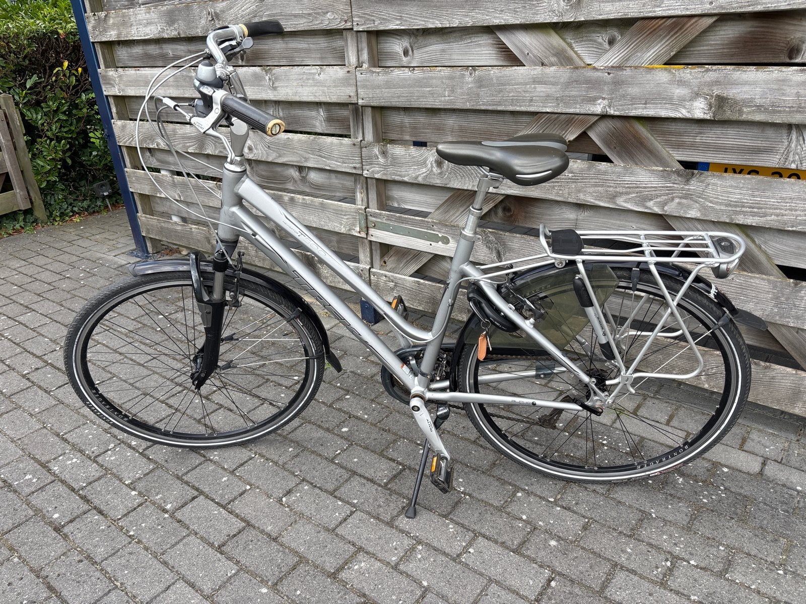Damesfiets - Trek T500 - Goede staat, Fietsen en Brommers, Fietsen | Dames | Damesfietsen, Gebruikt, Velgrem, 47 tot 50 cm, Versnellingen