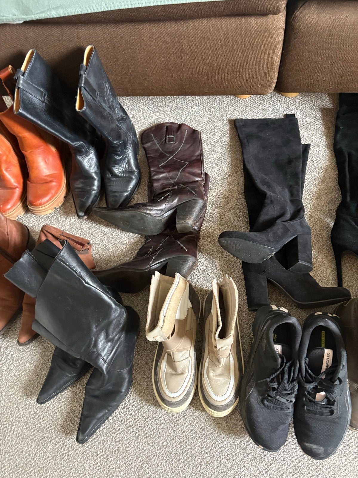 Gratis danes schoenen maat 36, mogen allemaal in 1x mee, Ophalen, Gedragen, Zwart, Hoge laarzen