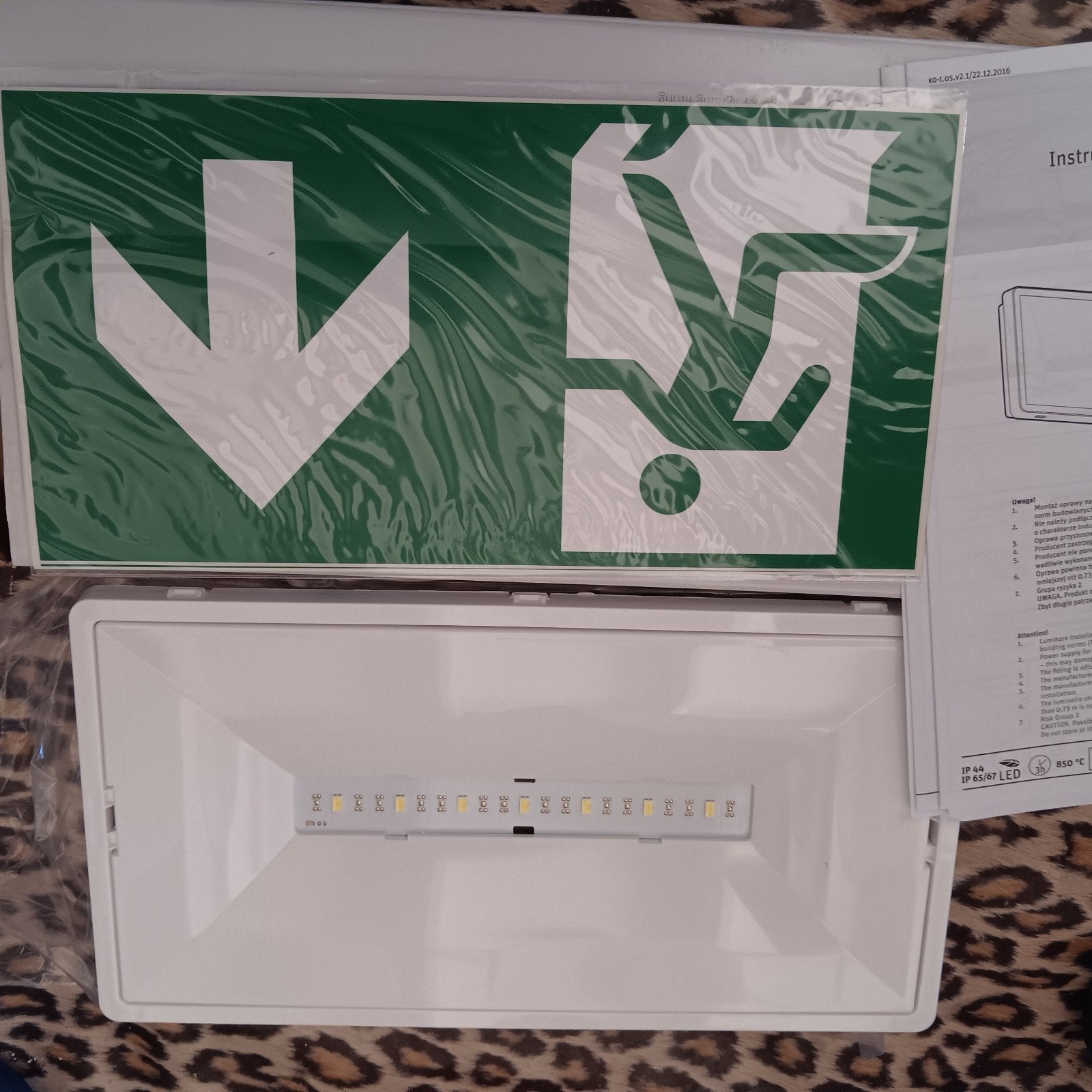 Nooduitgang lichtbak - TM Technologie ONTEC S M1 301 M ST, Ophalen of Verzenden, Nieuw