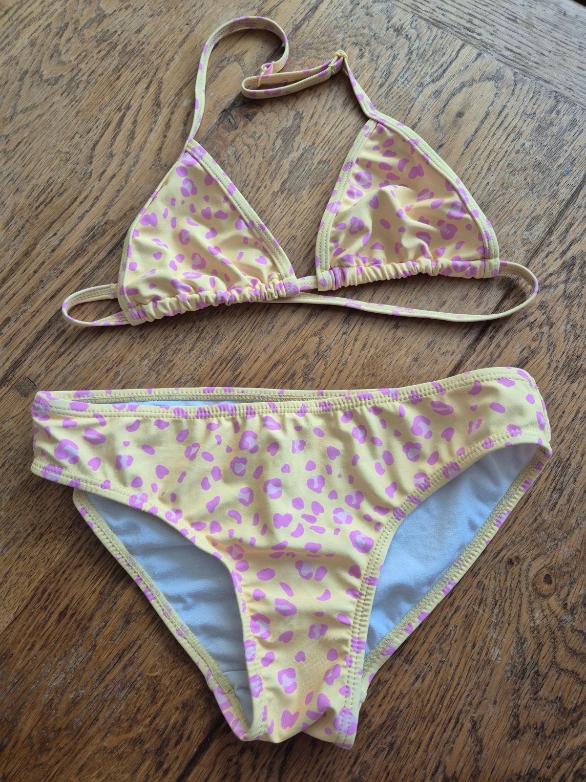 bikini geel  maat 158/164, Meisje, Sport- of Zwemkleding, Ophalen of Verzenden, Zo goed als nieuw