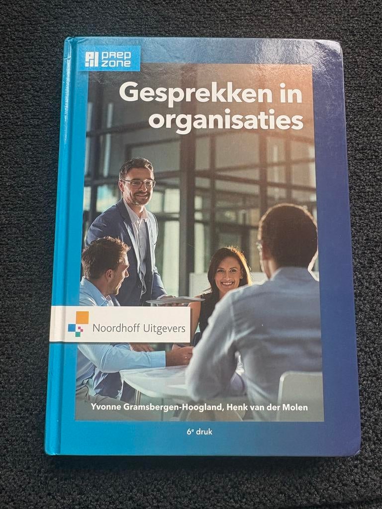 Gesprekken in organisaties, Boeken, Studieboeken en Cursussen, Ophalen of Verzenden, Gamma, Zo goed als nieuw, HBO