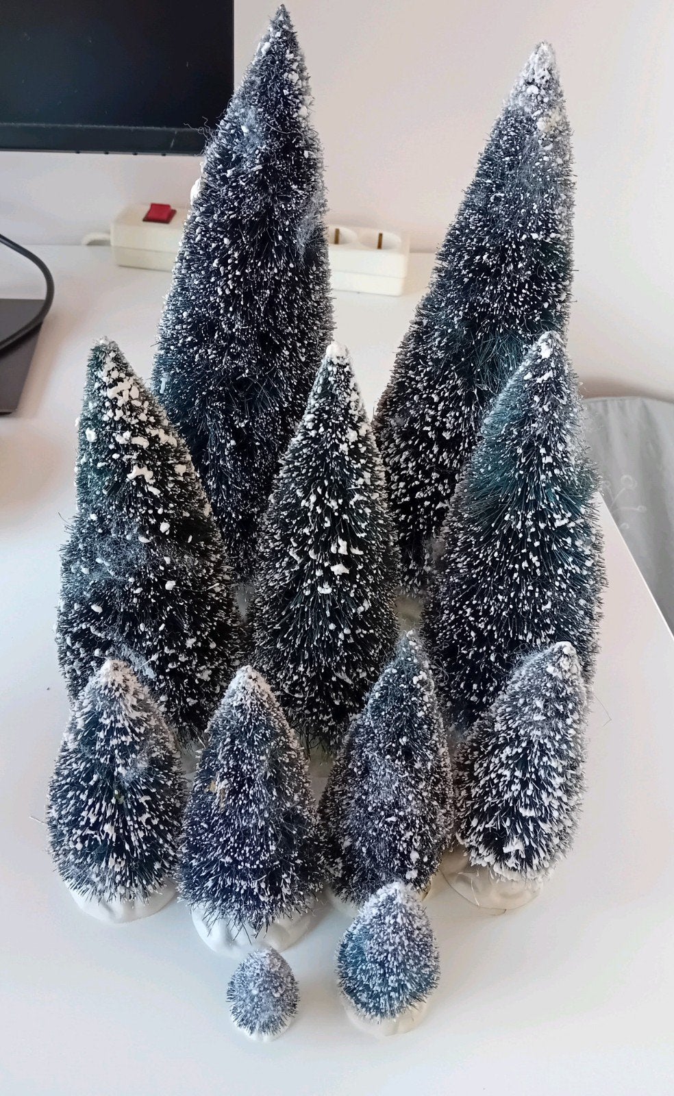 11 delige Lemax bomen set voor Kerstdorp, groot, Diversen, Ophalen of Verzenden, Nieuw