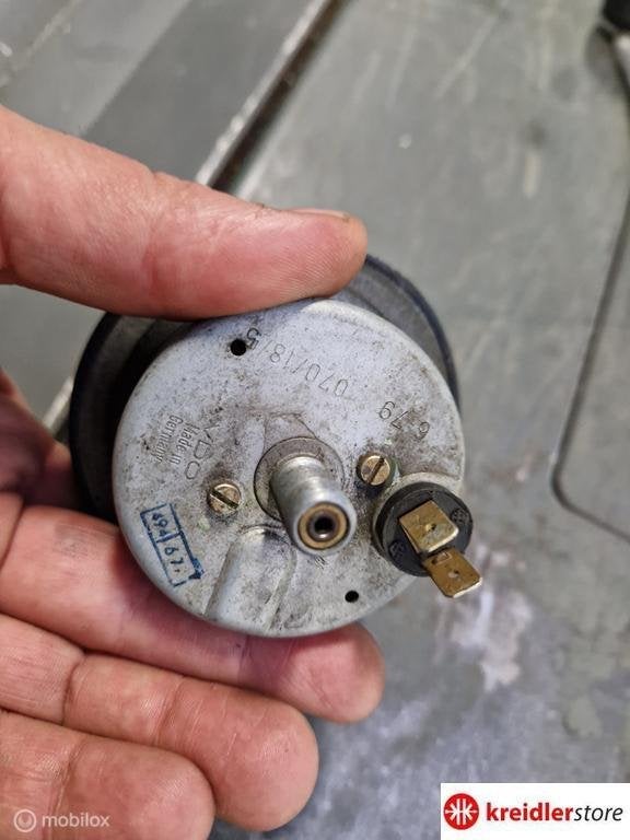 Kreidler VDO kilometer teller voor Cockpit Groene uitvoering, Gebruikt, Kreidler, Ophalen of Verzenden, Kreidler
