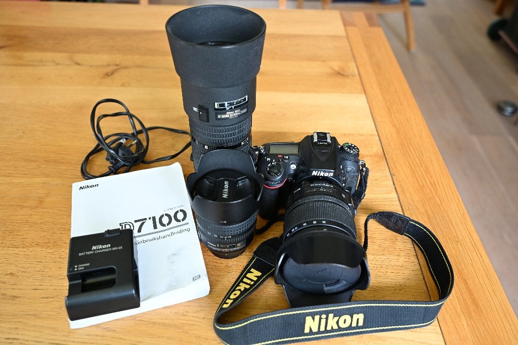 Nikon 7100 fotocamera, Ophalen, Gebruikt, Spiegelreflex, Nikon