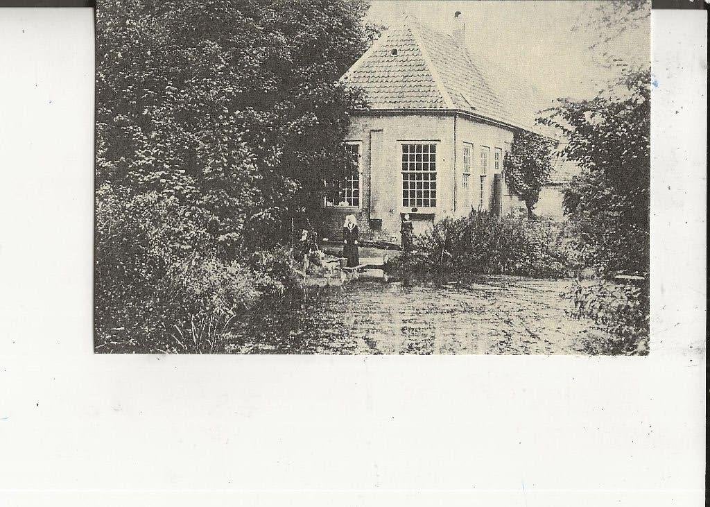 Dubbeldam Theetuin en vijver buitenplaats Dubbelsteyn 1902, Ophalen of Verzenden, Voor 1920, Ongelopen, Zuid-Holland