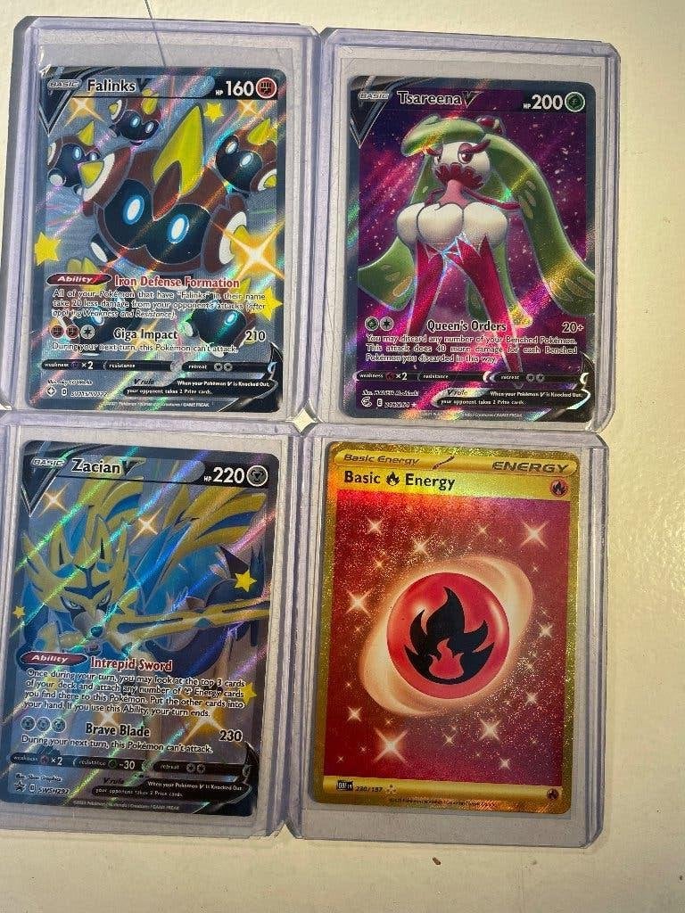 Pokémon kaarten, Ophalen of Verzenden, Zo goed als nieuw, Meerdere kaarten, Foil