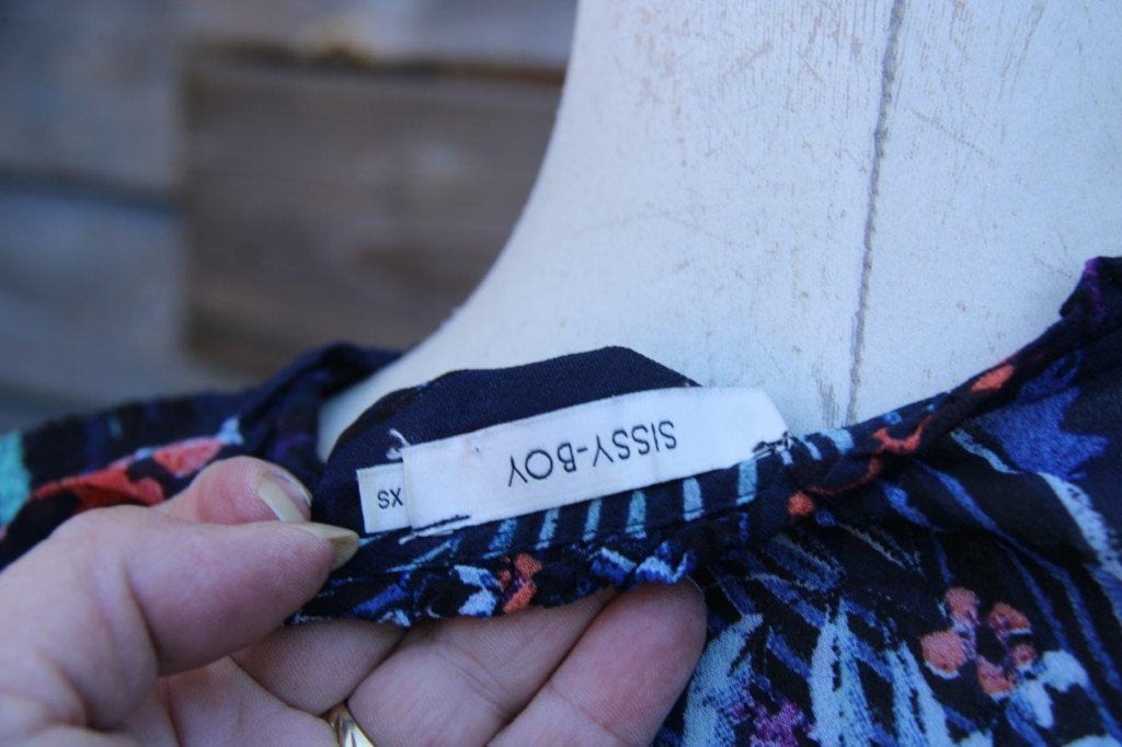 Jurk donkerblauw/ kleur Sissy-Boy mt XS Vaste prijs, Blauw, Sissy-Boy, Ophalen of Verzenden, Zo goed als nieuw