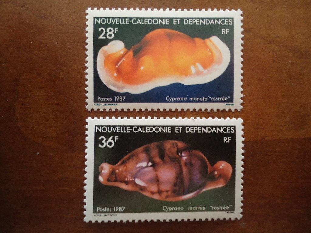Zeeslak Nieuw Caledonië 1987, mi. 806-07 postfris, Ophalen of Verzenden, Postfris, Dier of Natuur