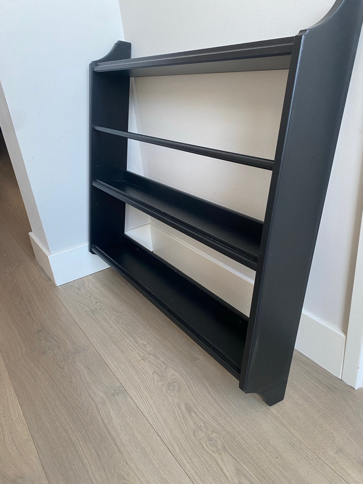 IKEA wandrek/bordenrek - Zwart, Ophalen, Gebruikt
