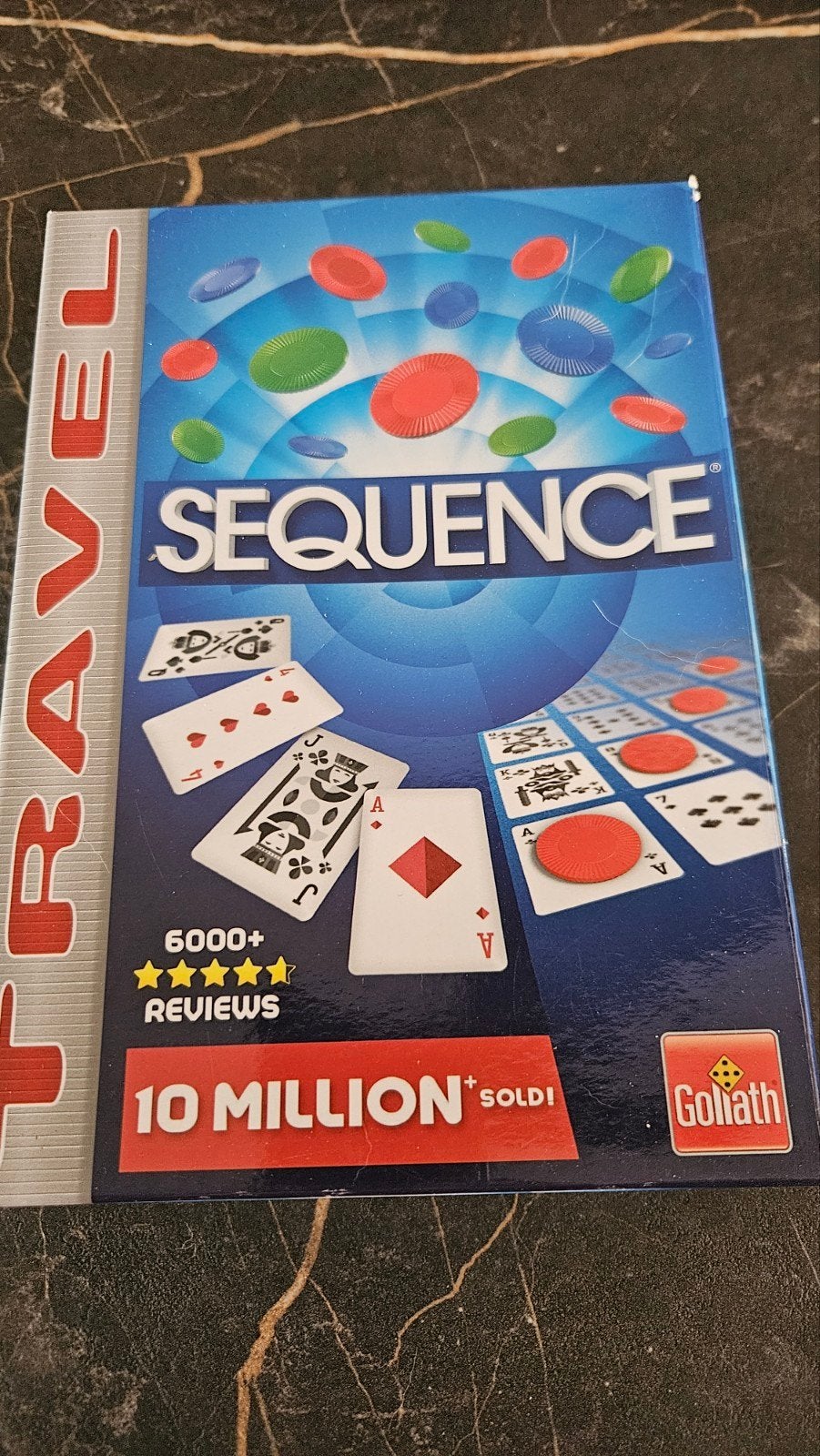 Sequence - travel editie, Gebruikt, Goliath, Ophalen of Verzenden, Drie of vier spelers