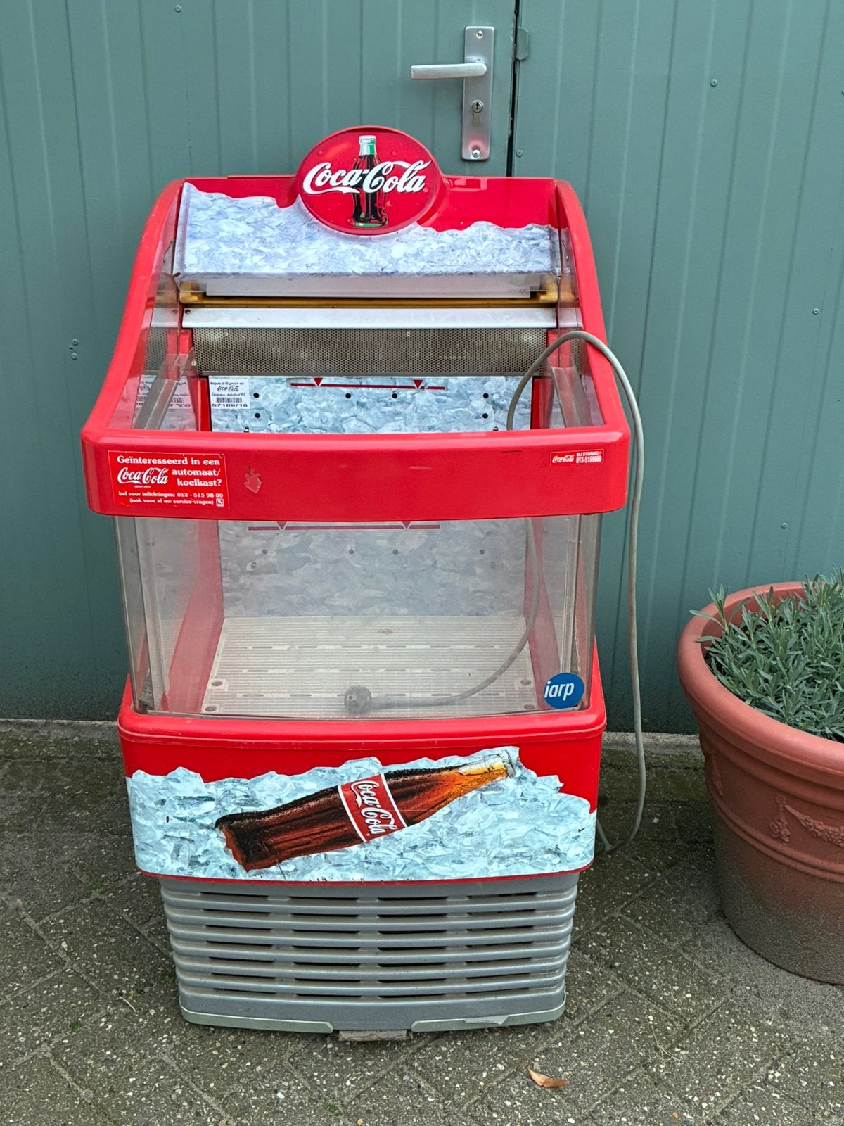 Coca cola koeler koelkast, Ophalen, Gebruikt