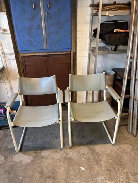 Vintage Mart Stam design stoelen set van 2, Antiek en Kunst, Antiek | Meubels | Stoelen en Banken, Ophalen
