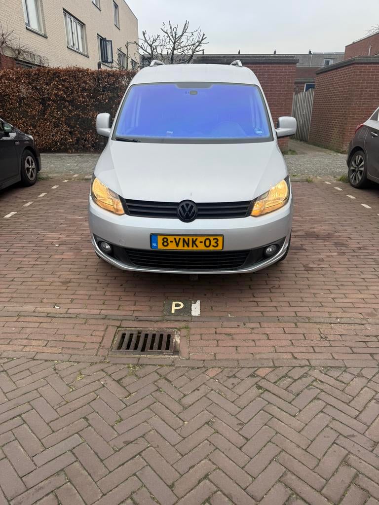 Volkswagen Caddy 2.0 TDI (2011)Goed onderhouden veel extra’s, Auto's, Bestelauto's, Euro 5, Zwart, 4 cilinders, 700 kg