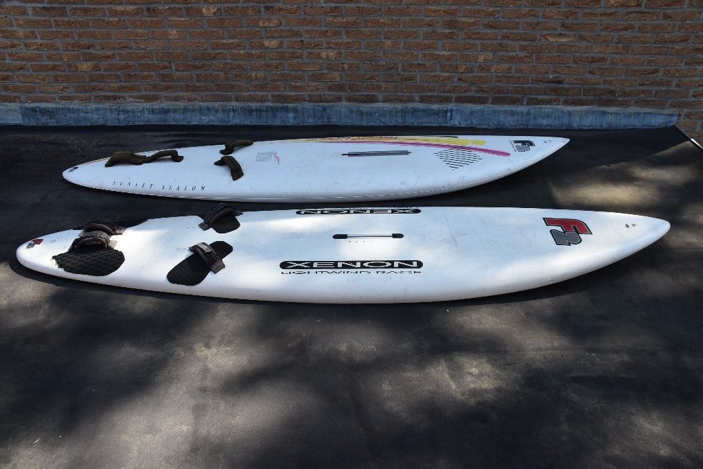 Surfspullen F2, sunset, Xenon, Arrows 9.1, Ophalen, Met draagtas, Gebruikt, F2