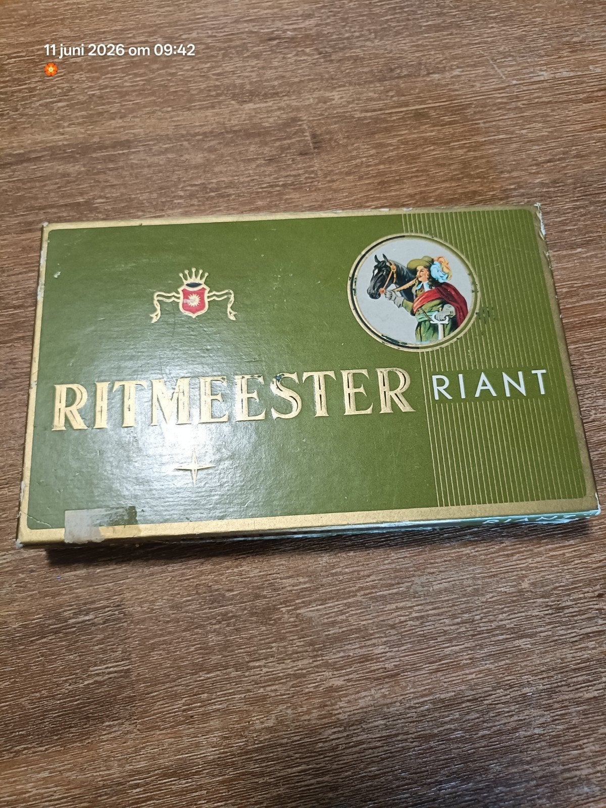 Oude Ritmeester Riant sigaren, Ophalen, Gebruikt, Tabaksdoos of Verpakking