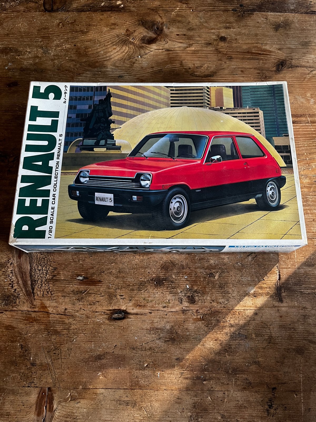 Bandai Renault 5 Modelbouw Kit 1/20 Schaal, Overige merken, Auto, Groter dan 1:32, Nieuw