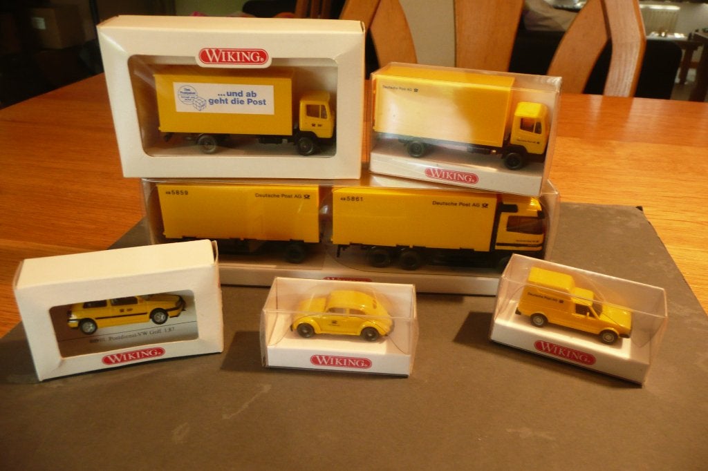 Duitse Post HO treinbaan brilkever Mercedes VW Golf DBP, Overige merken, Wisselstroom, Overige typen, Ophalen of Verzenden