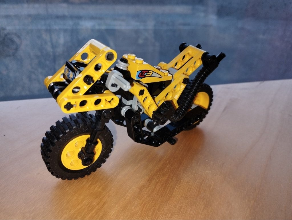8251 LEGO TECHNIC SONIC CYCLE (1999) met boekje, Lego, Compleet, Ophalen of Verzenden, Zo goed als nieuw